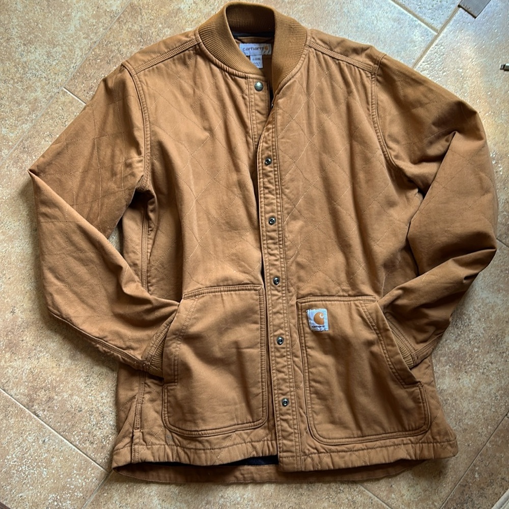 Carhartt Brown Quilted Work Jacket